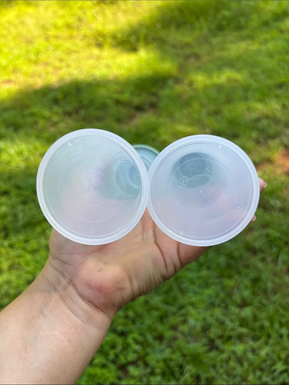 Tupperware Salt and Pepper Shakers (big size)